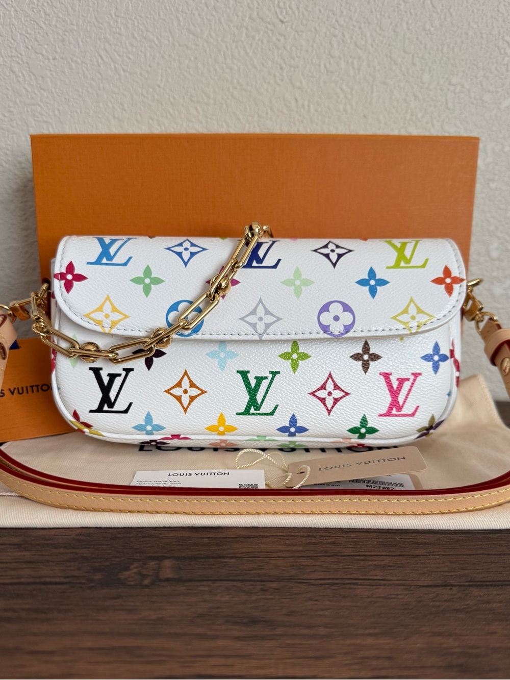 ❌SOLD❌LOUIS VUITTON 2026 Limited Edition Murakami Anniversary Ivy Two Way Bag - Picture 9 of 9